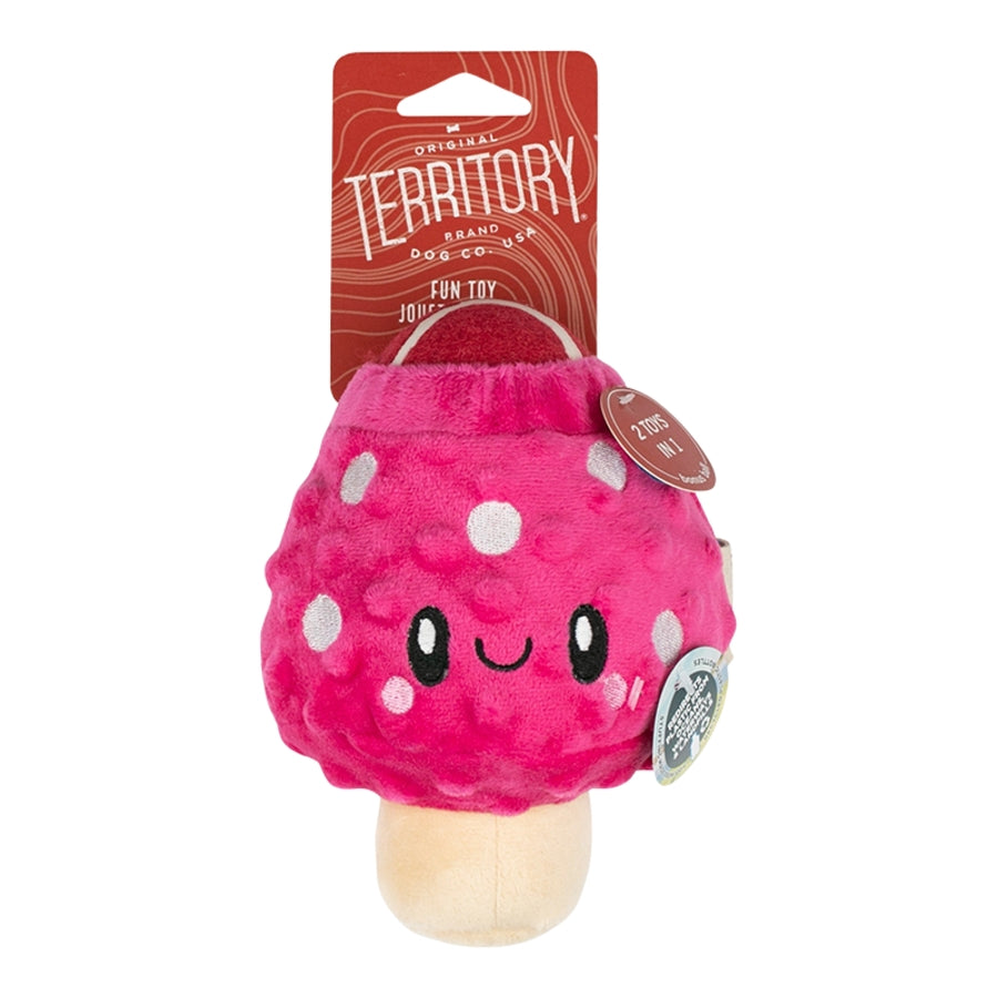Territory Dog 2-In-1 Plush Mushroom 7 Inch