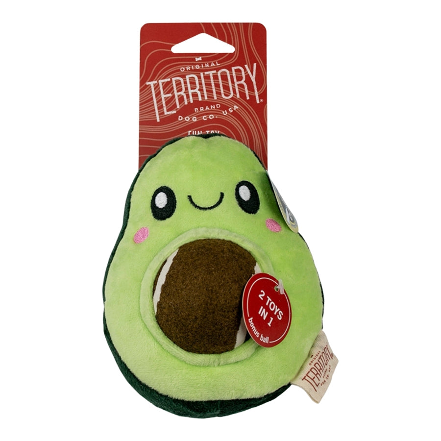 Territory Dog 2-In-1 Plush Avocado 5.5 Inch