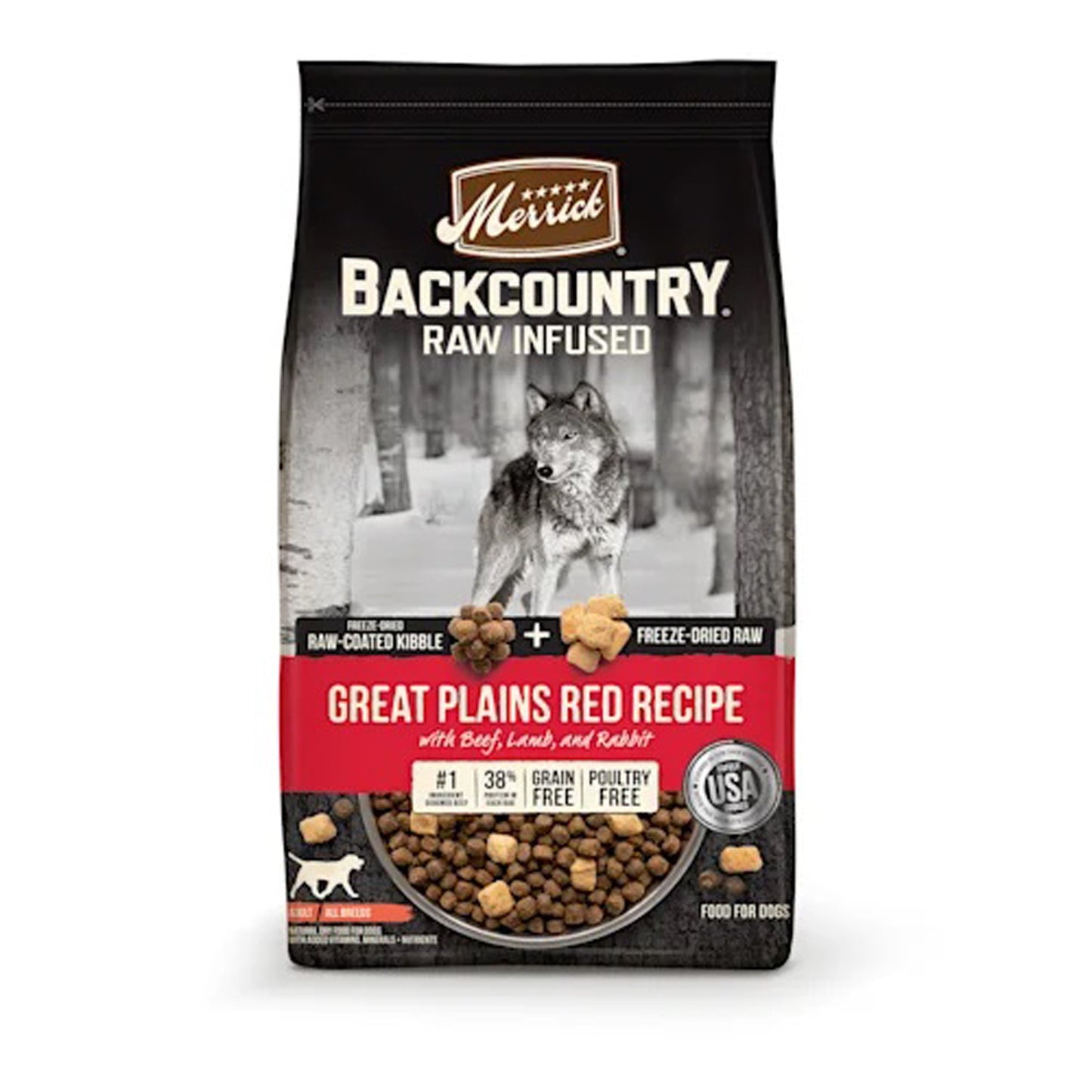Merrick Dog Backcountry Grain Free Great Plains Red Meat 20Lb
