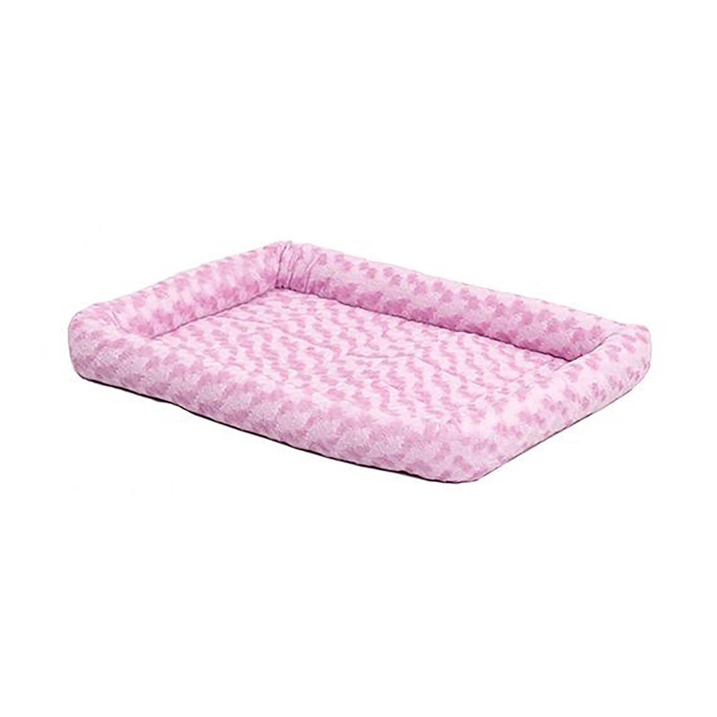 MidWest Homes for Pets QuietTime Bolster Dog Bed Pink 1ea/18in X 24in.