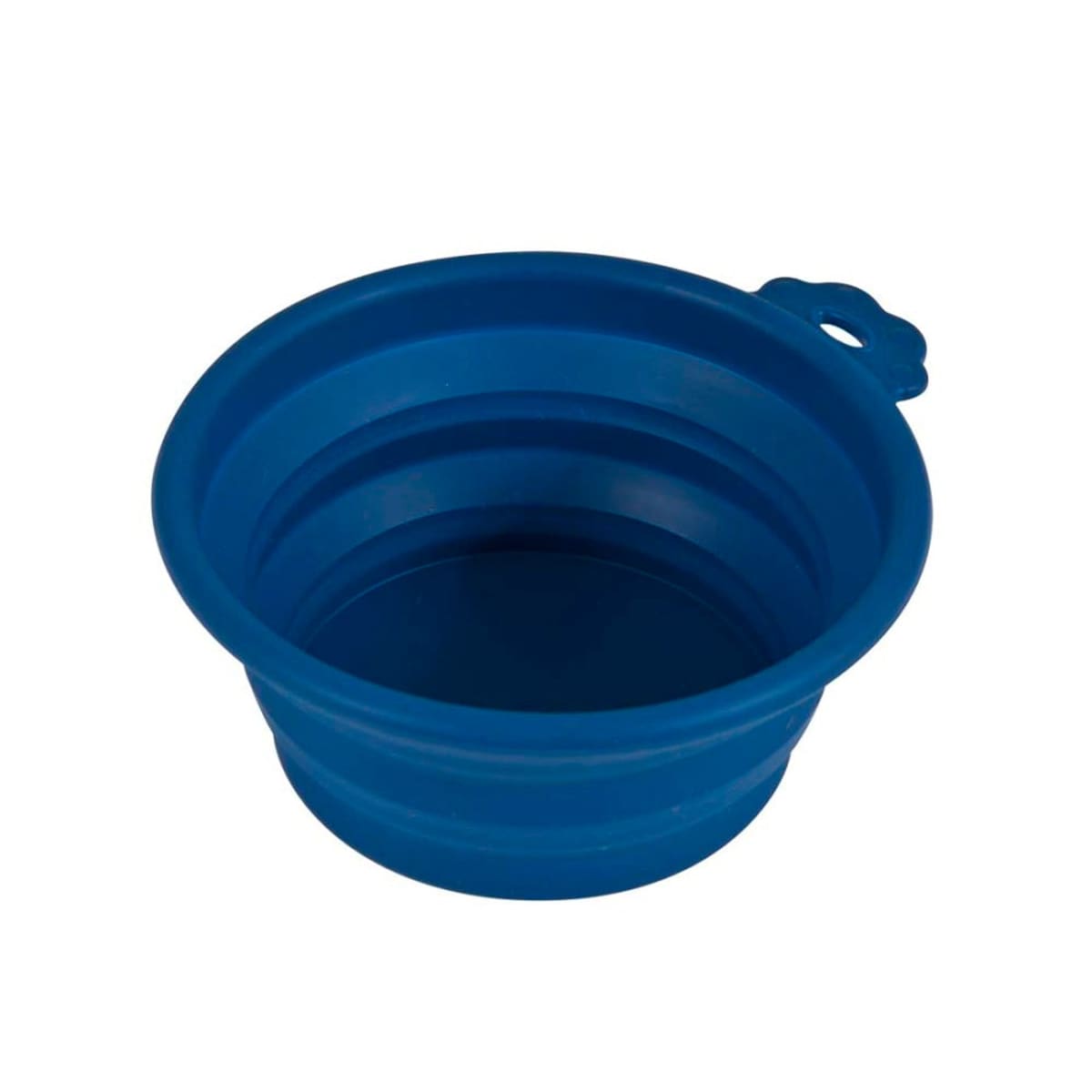Petmate Silicone Round Travel Pet Bowl Navy Blue 1ea/SM