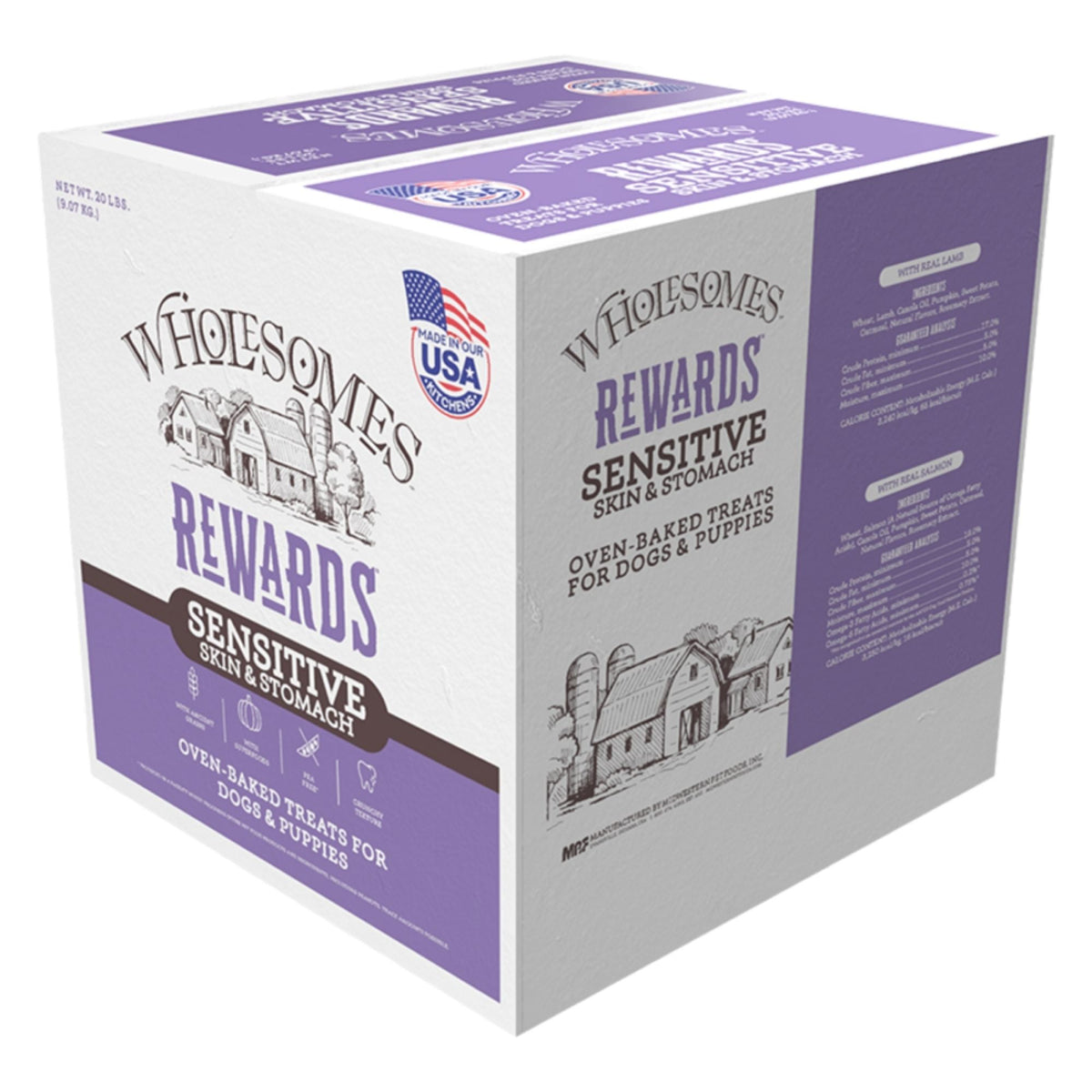 Sportmix Dog Wholesomes Rewards Sensitive Skin & Stomach Salmon 20Lbs