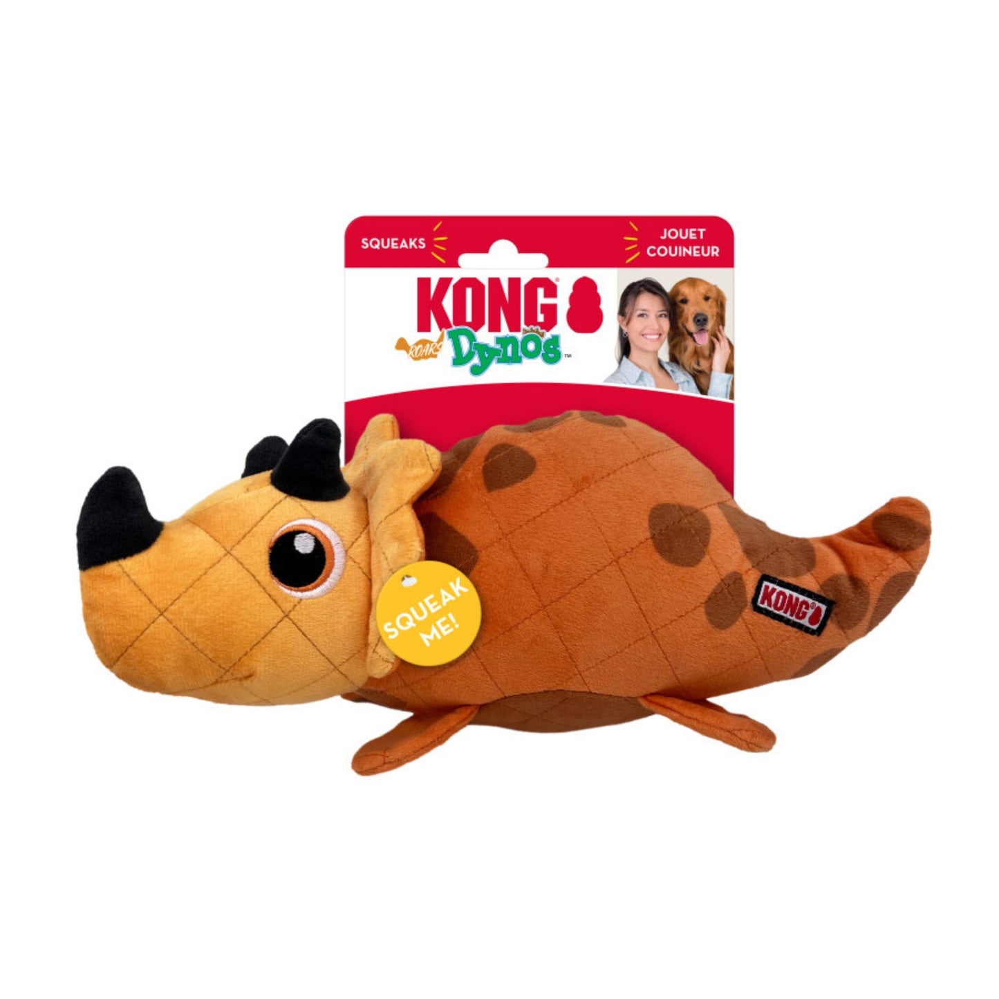 KONG Dynos Roars Dog Toy Orange, 1ea/MD/LG Default Title