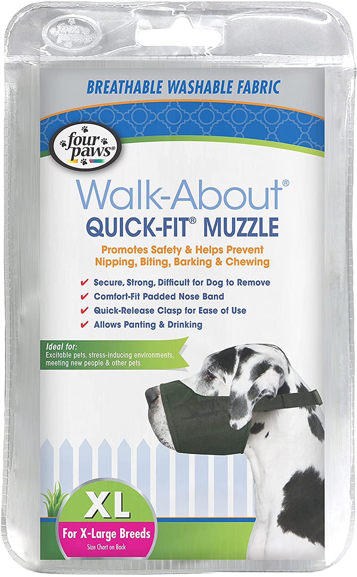 Four Paws QuickFit Dog Muzzle 1ea/XL 1 ct