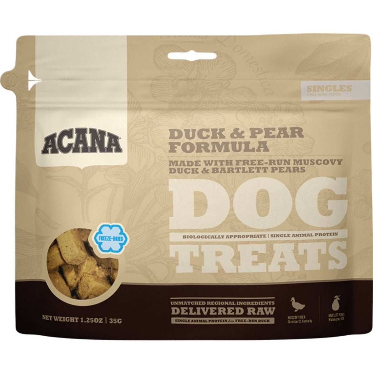 Acana Dog Freeze-Dried Duck & Pear Formula 1.25oz.