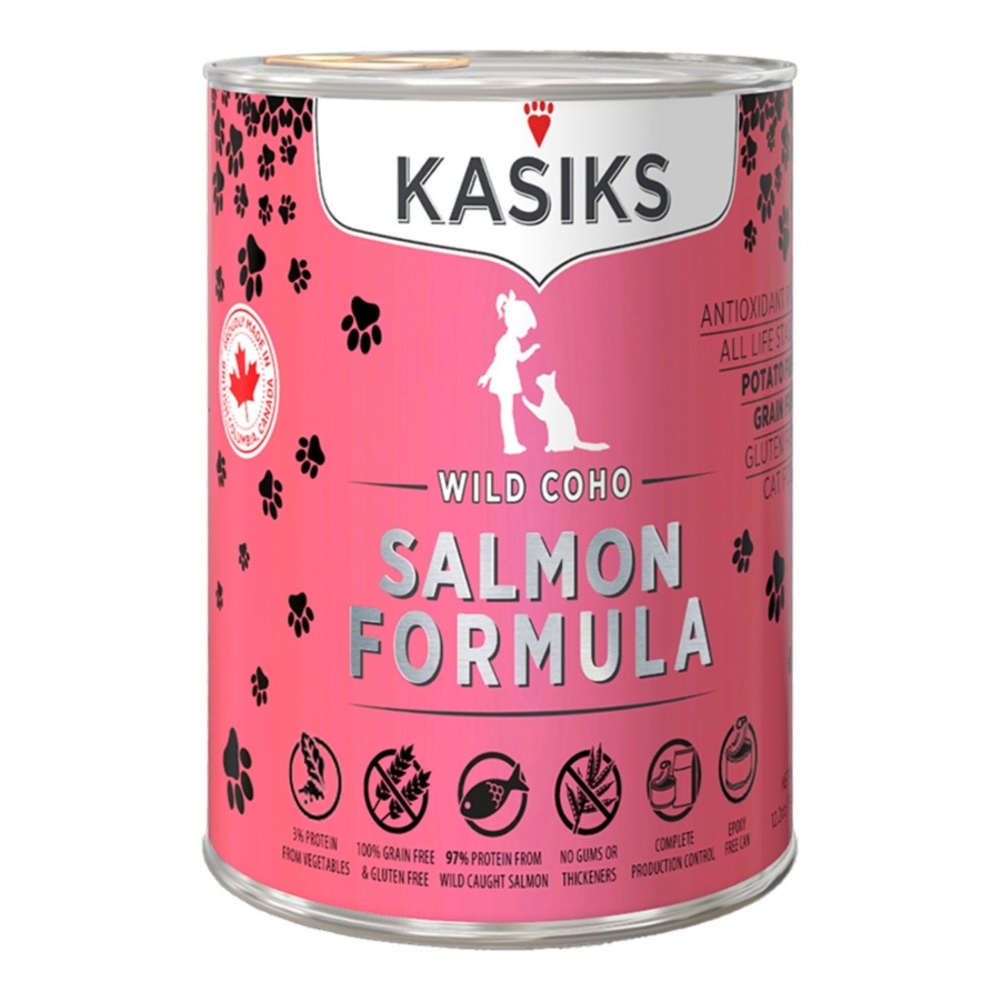 Firstmate Cat Kasiks Grain Free Wild Salmon 12.2oz. (Case of 12)