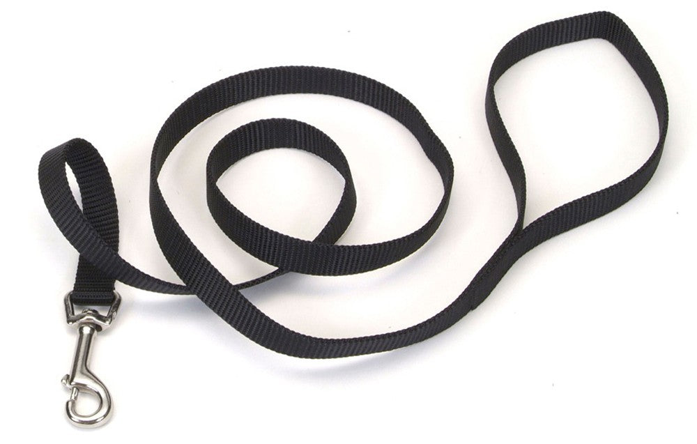 Coastal SinglePly Nylon Dog Leash Black, 1ea/3/4 In X 6 ft