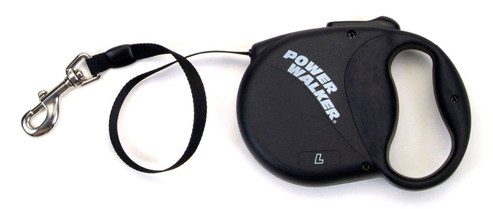 Coastal Retractable Dog Leash Black, 1ea/16 ft, LG