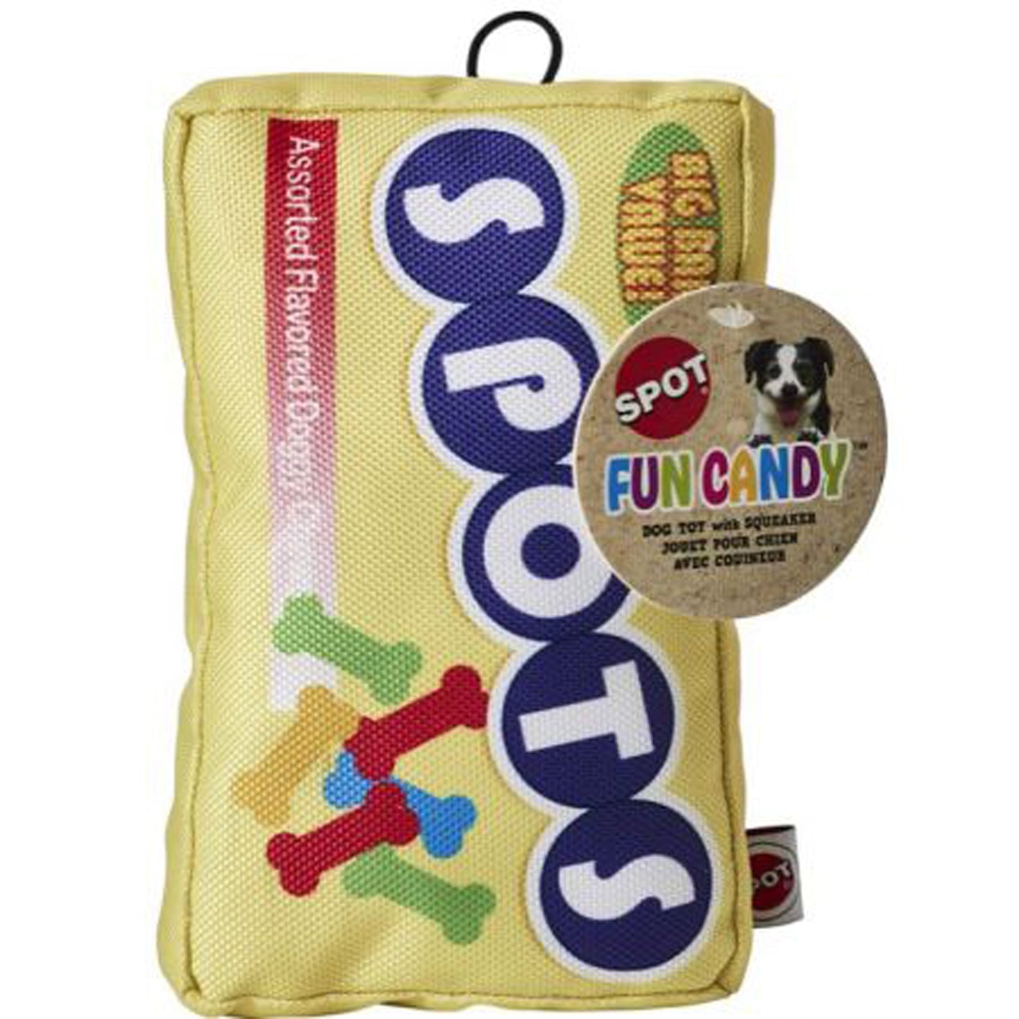 Spot Fun Candy Dog Toy Spots 1ea/7 in