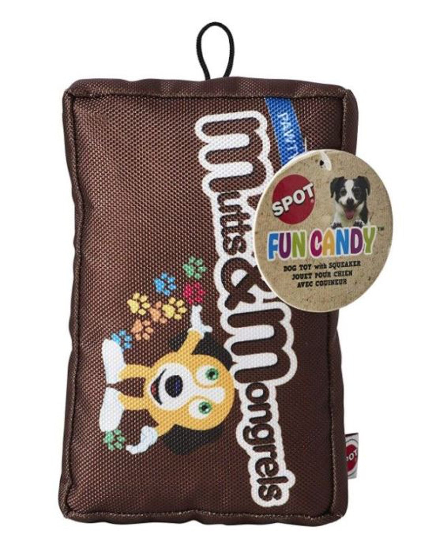 Spot Fun Candy Dog Toy Mutts Mongrels, 1ea/7 in