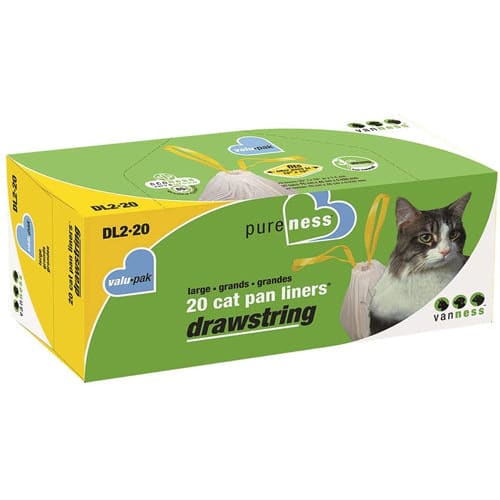 Van Ness Plastics Cat Pan Liner White 12 Count Large