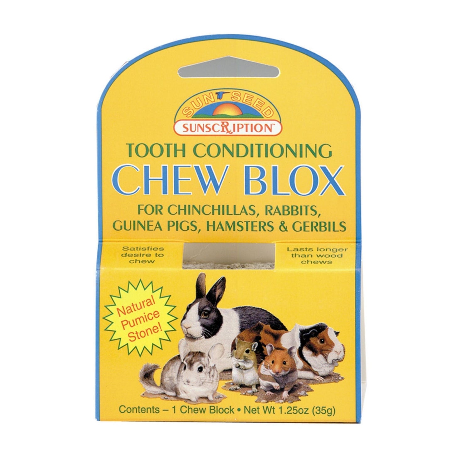 Sun Seed Supplement Chew Blox for Small Animals White, 1ea/1 pk