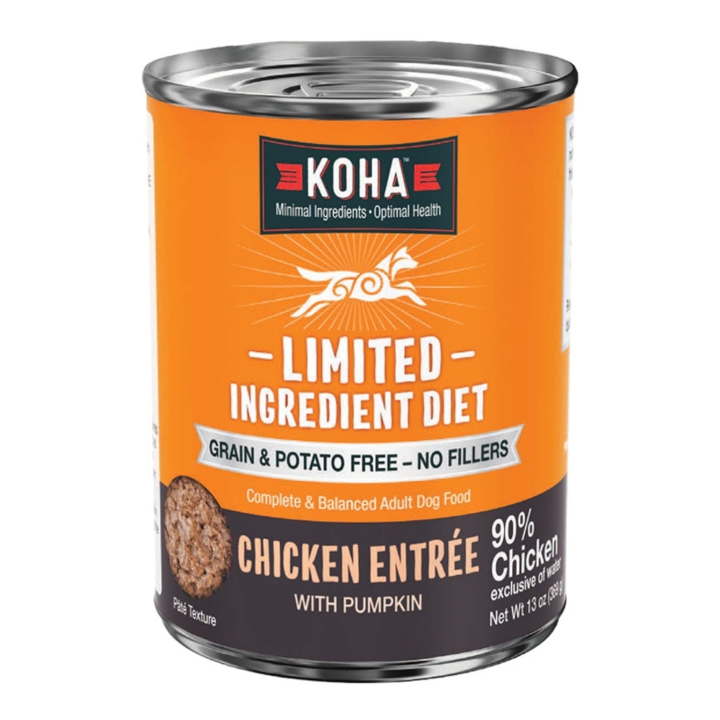 Koha Dog Grain Free Limited Ingredient Chicken 13oz. (Case of 12)