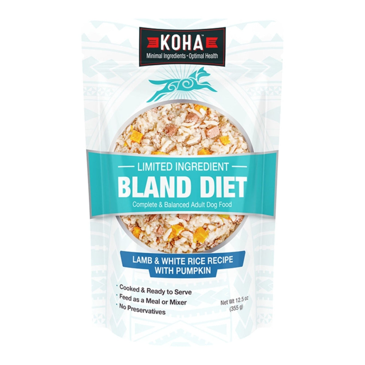 Koha Dog Bland Diet Lamb & Rice 12.5oz. (Case of 6)