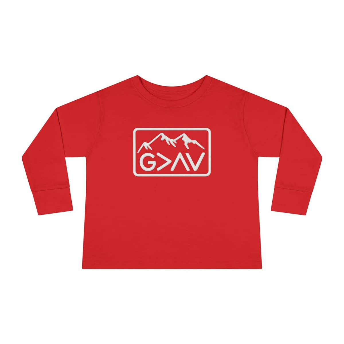 God > Highs & Lows Toddler Long Sleeve Tee