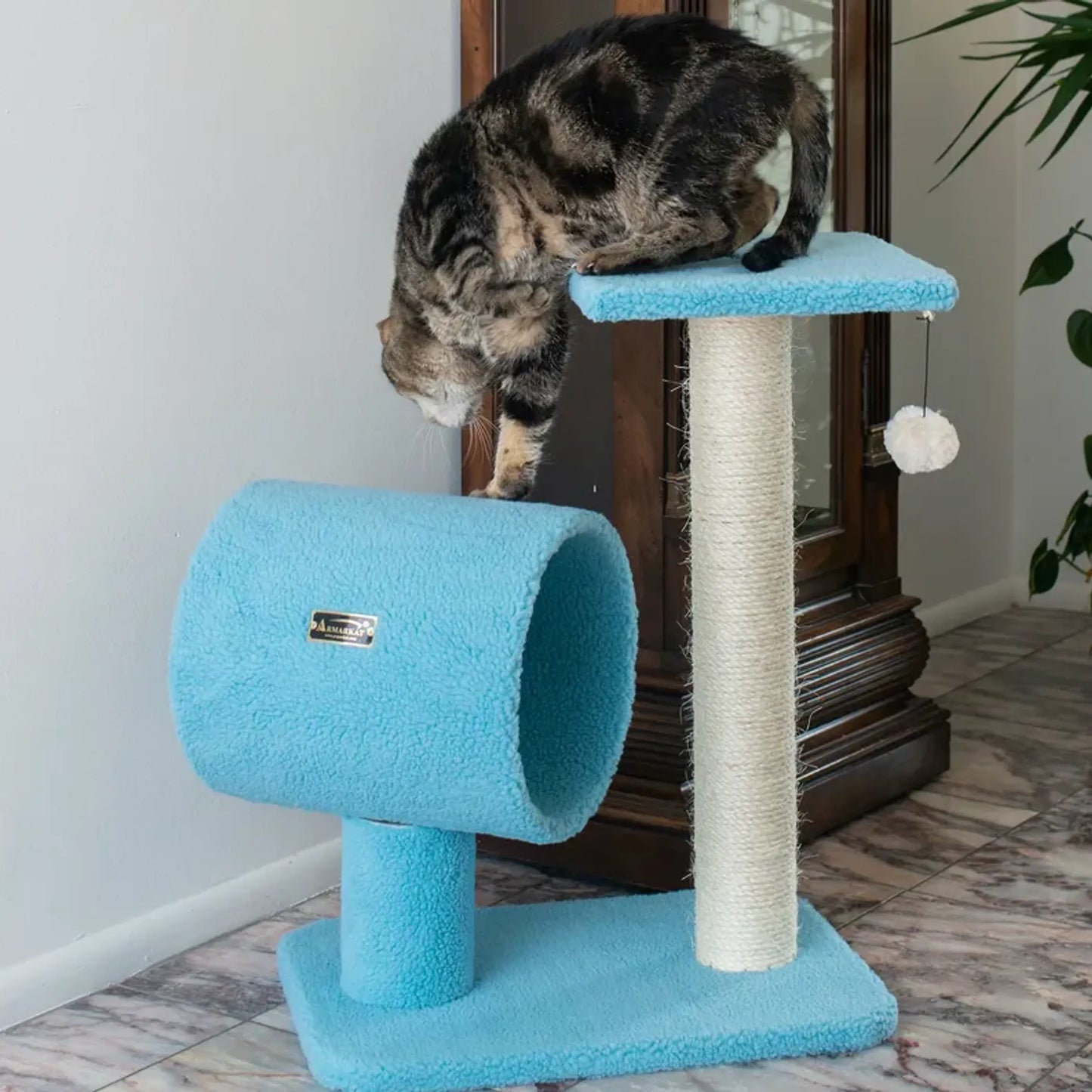 Cat Tree Real Wood Scratcher