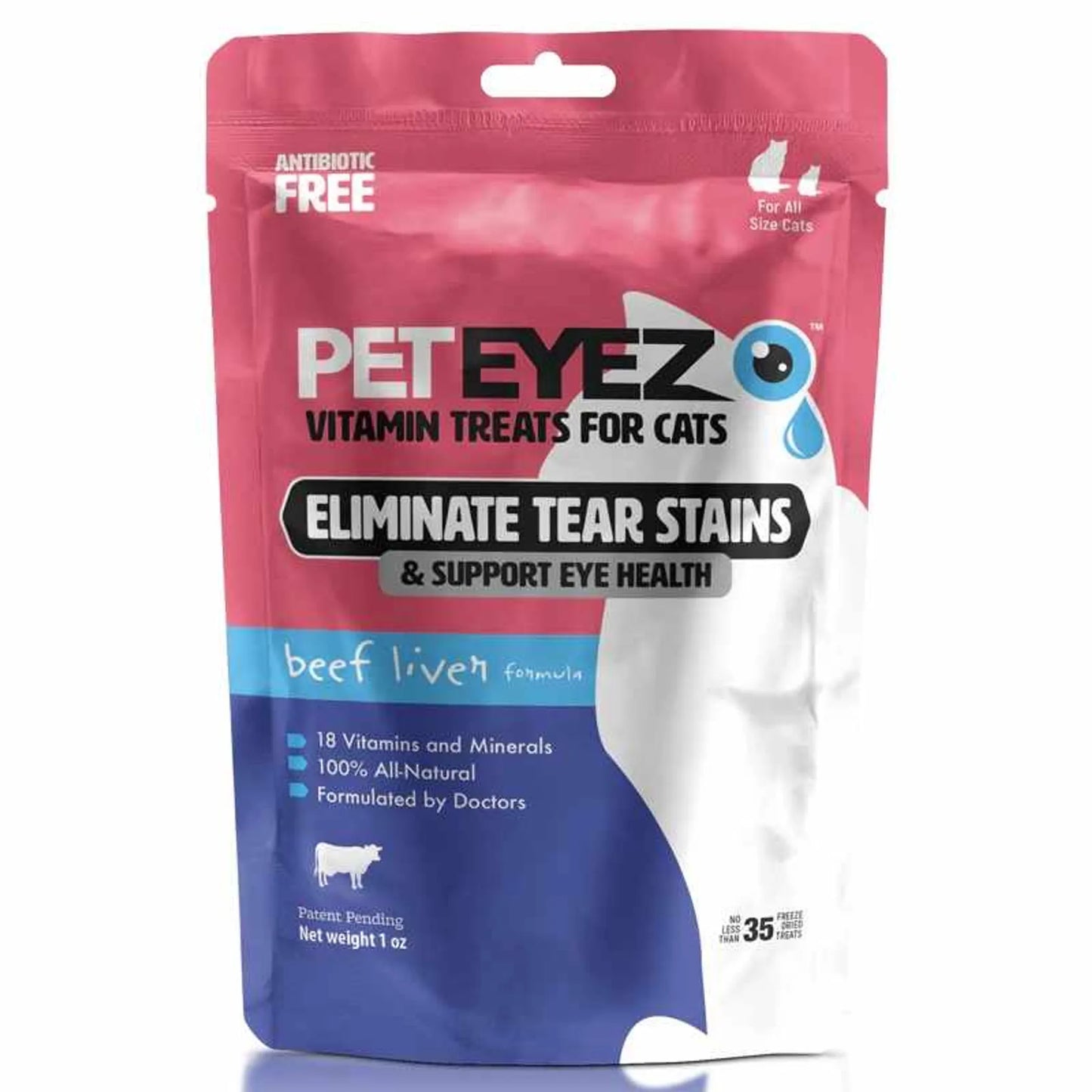 Vitamin Treats for Cats Beef Liver Formula