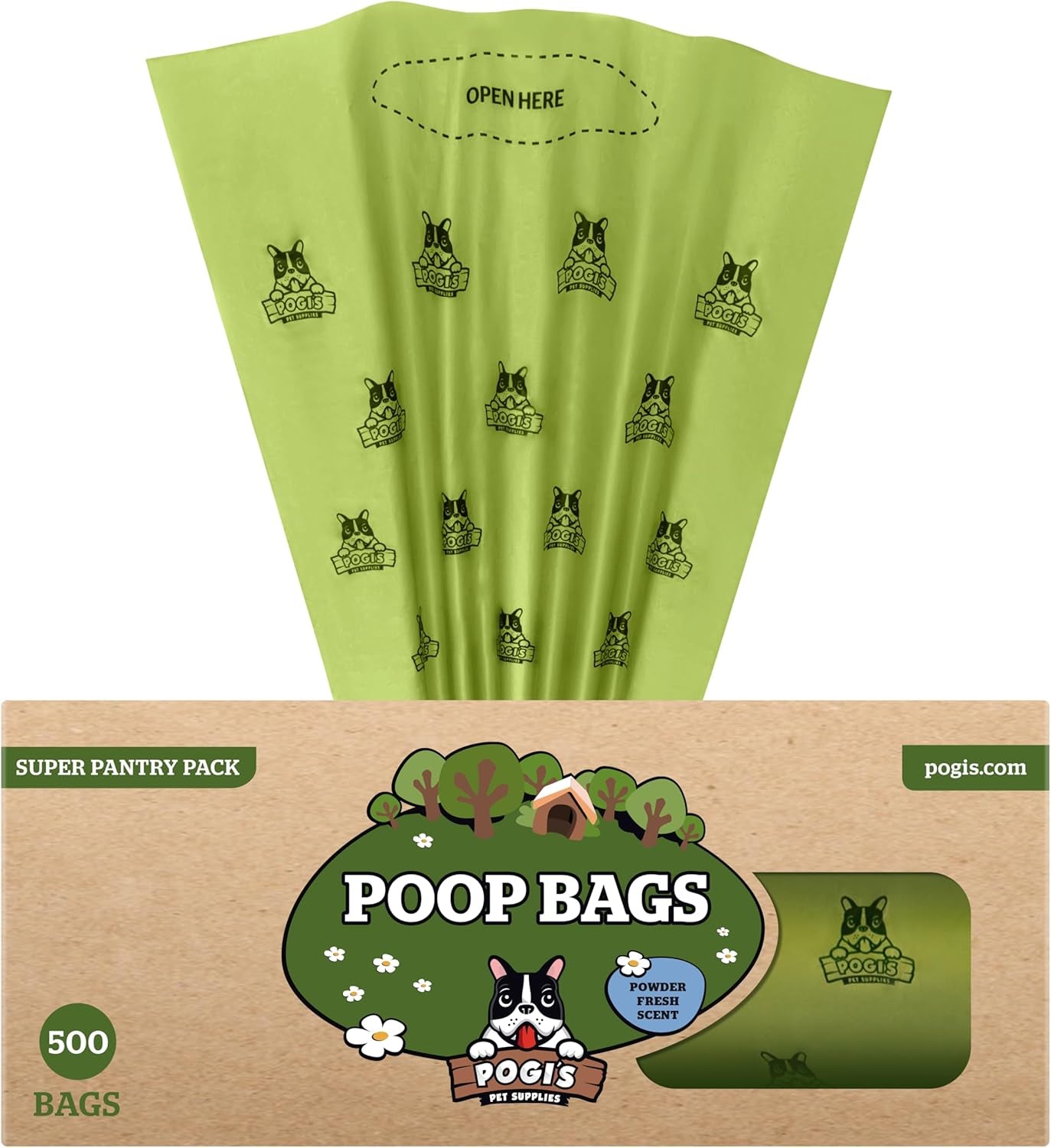 Pogi’S Dog Poop Bags – Leak-Proof & Extra Thick Pet Waste Bags (Fresh Scent, 10 Rolls, 150-Count)
