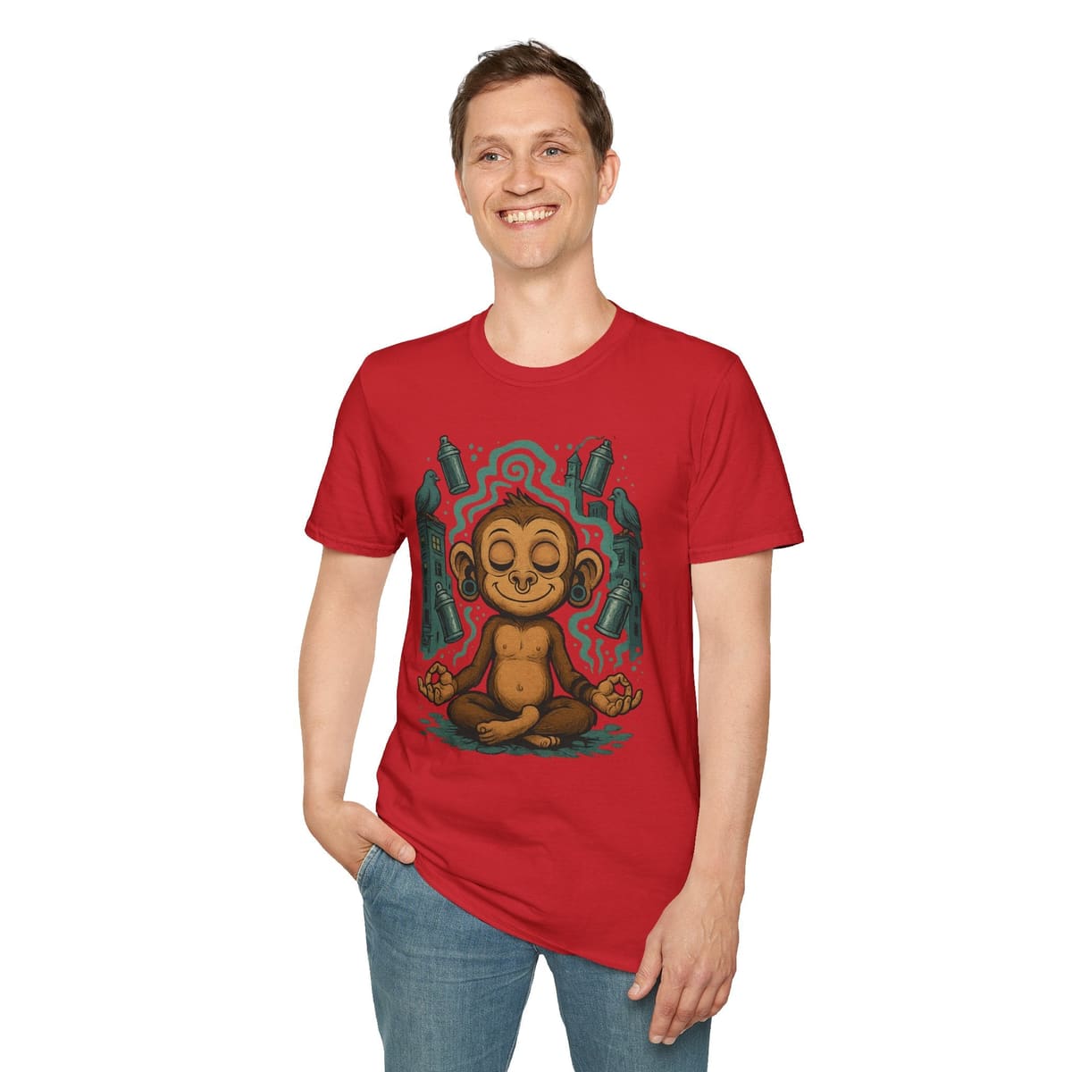 Skum Squad Monkey Fit Cotton T-Shirt