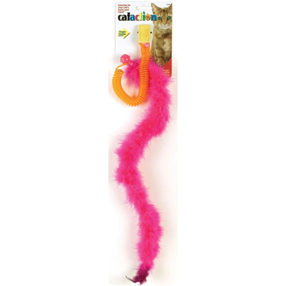 Jw Pet Featherlite Catnip Boa Springy