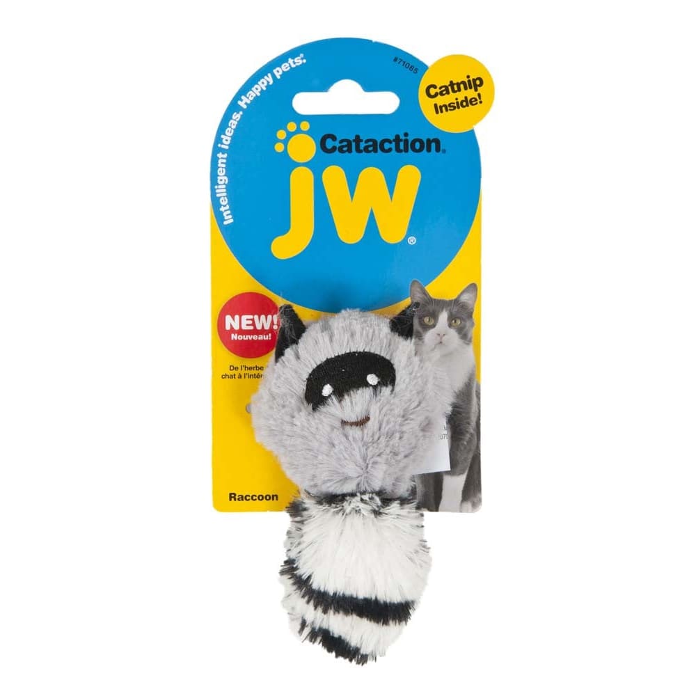 Jw Pet Cat Plush Catnip Skunk Grey