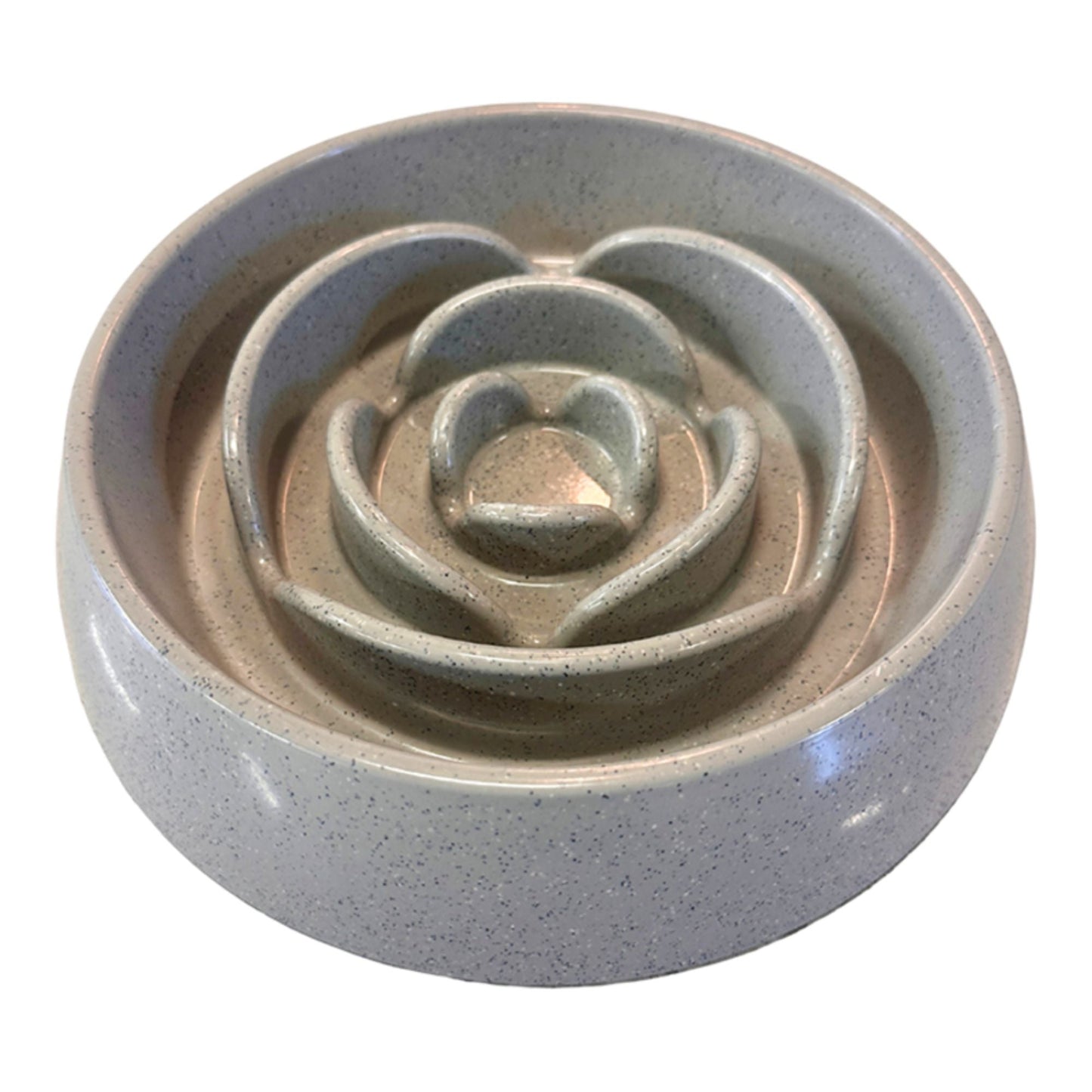 Messy Mutts Dog Slow Feeder Speckled Grey 3 Cup