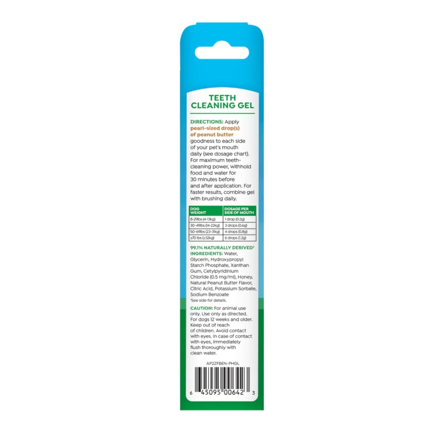 Vfresh Breath By Tropiclean Dog Enticers Gel Peanut Butter & Honey 2oz.
