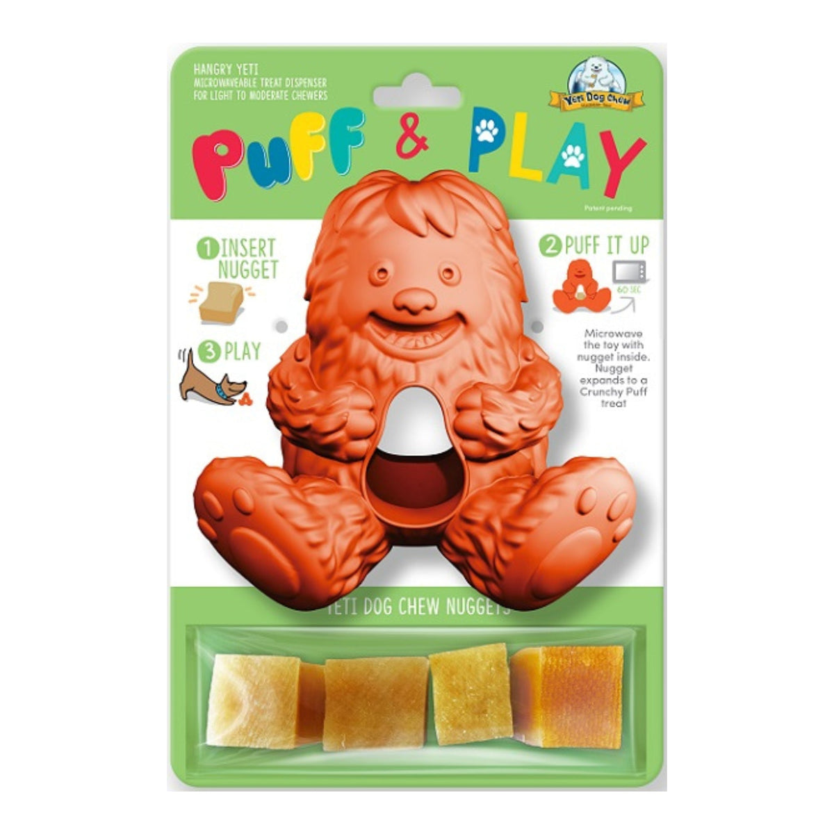 Yeti Puff & Play Hangry Yeti Dog Orange