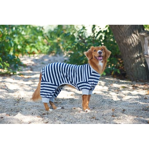 Fashion Pet Striped Pajamas Blue Medium