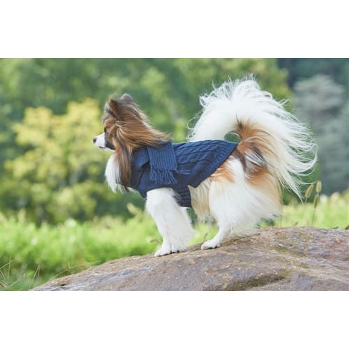 Fashion Pet Scarf Sweater Blue Small