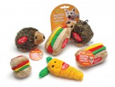 Aspen Hamburger With Squeakers Small Dog And Puppy Toy Multi-Color Small