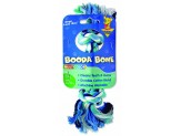 Booda 2-Knot Rope Bone Dog Toy 2 Knots Rope Bone Multi-Color Extra Small