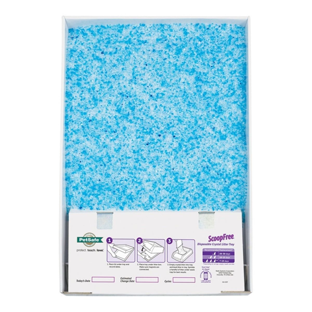 Petsafe Cat Scoop Free Complete Litter Tray Blue 1 Pack