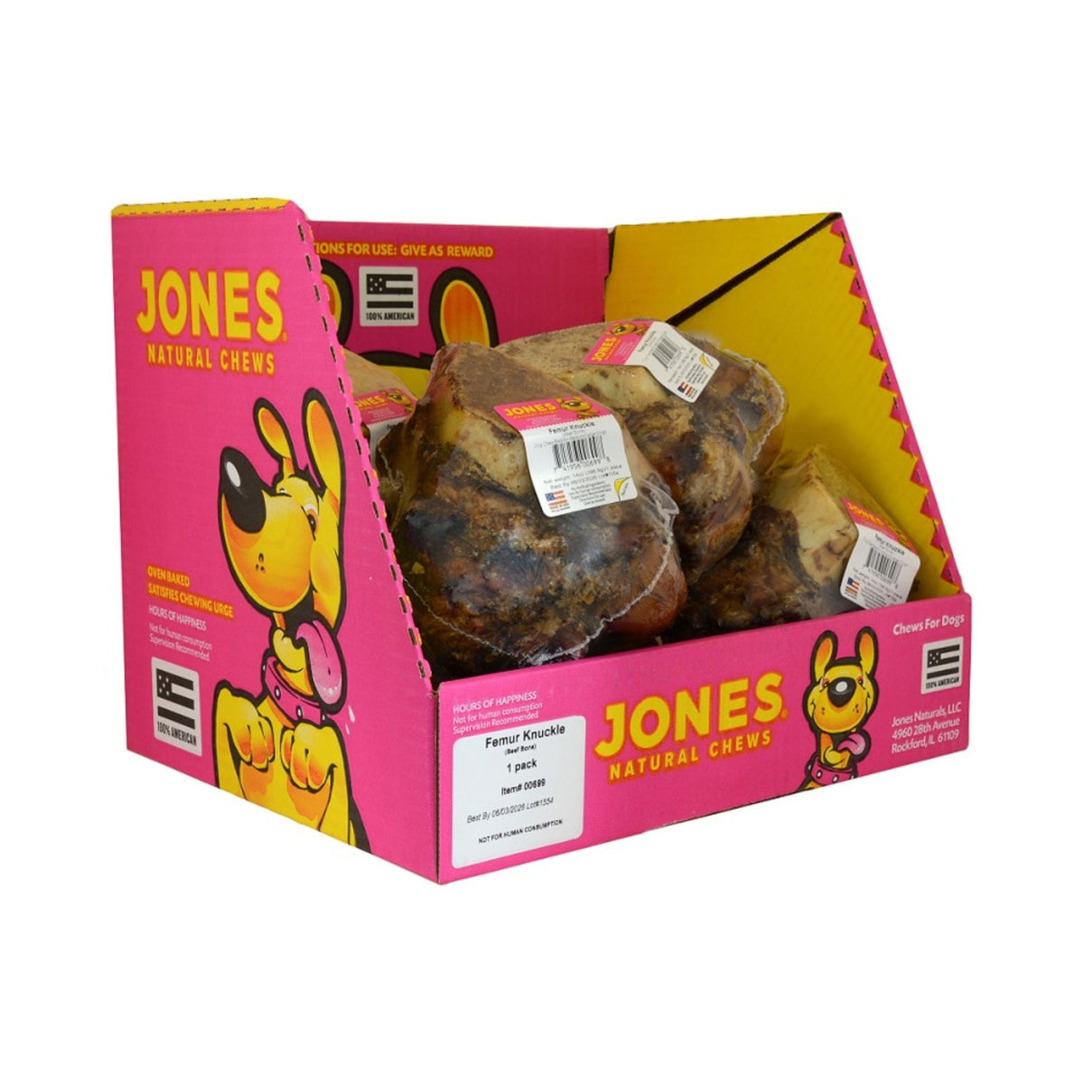 Jones Femur Knuckle Xtra Large 1Pk Shrinkwrap (Case of 10)
