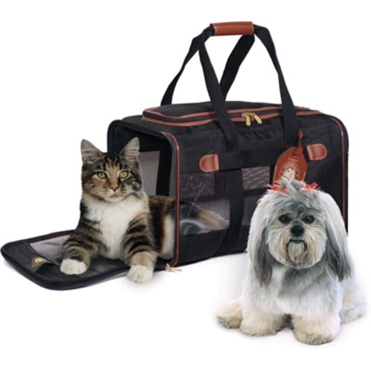 Sherpa's Pet Trading Company Original Deluxe Pet Carrier Black