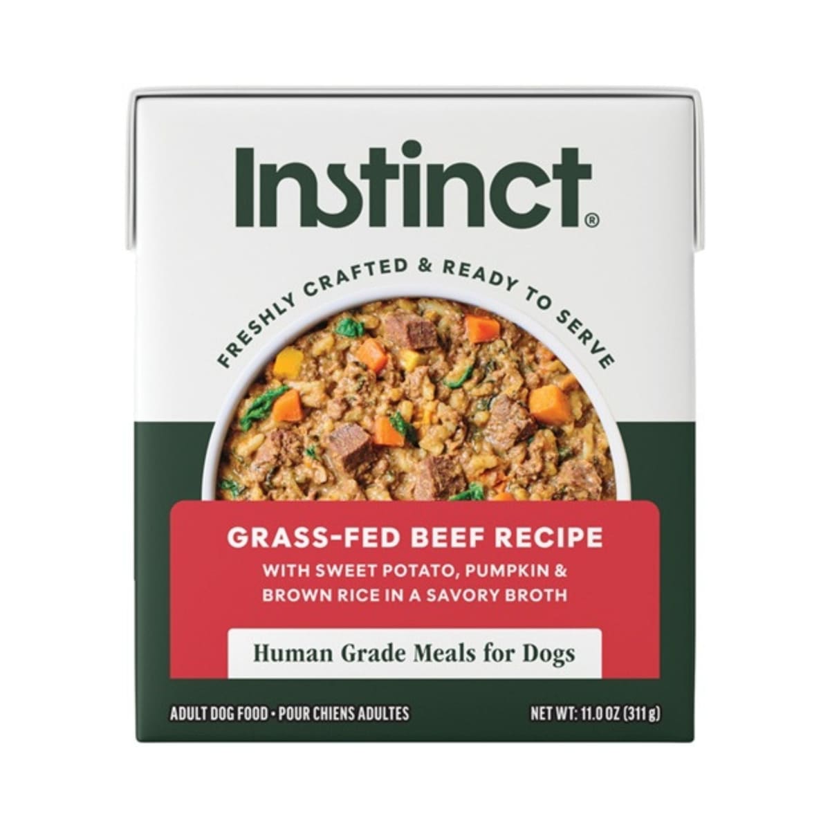 Instinct Freshly Crafted Meals Duck Beef Adult 11oz. (Case of 12)