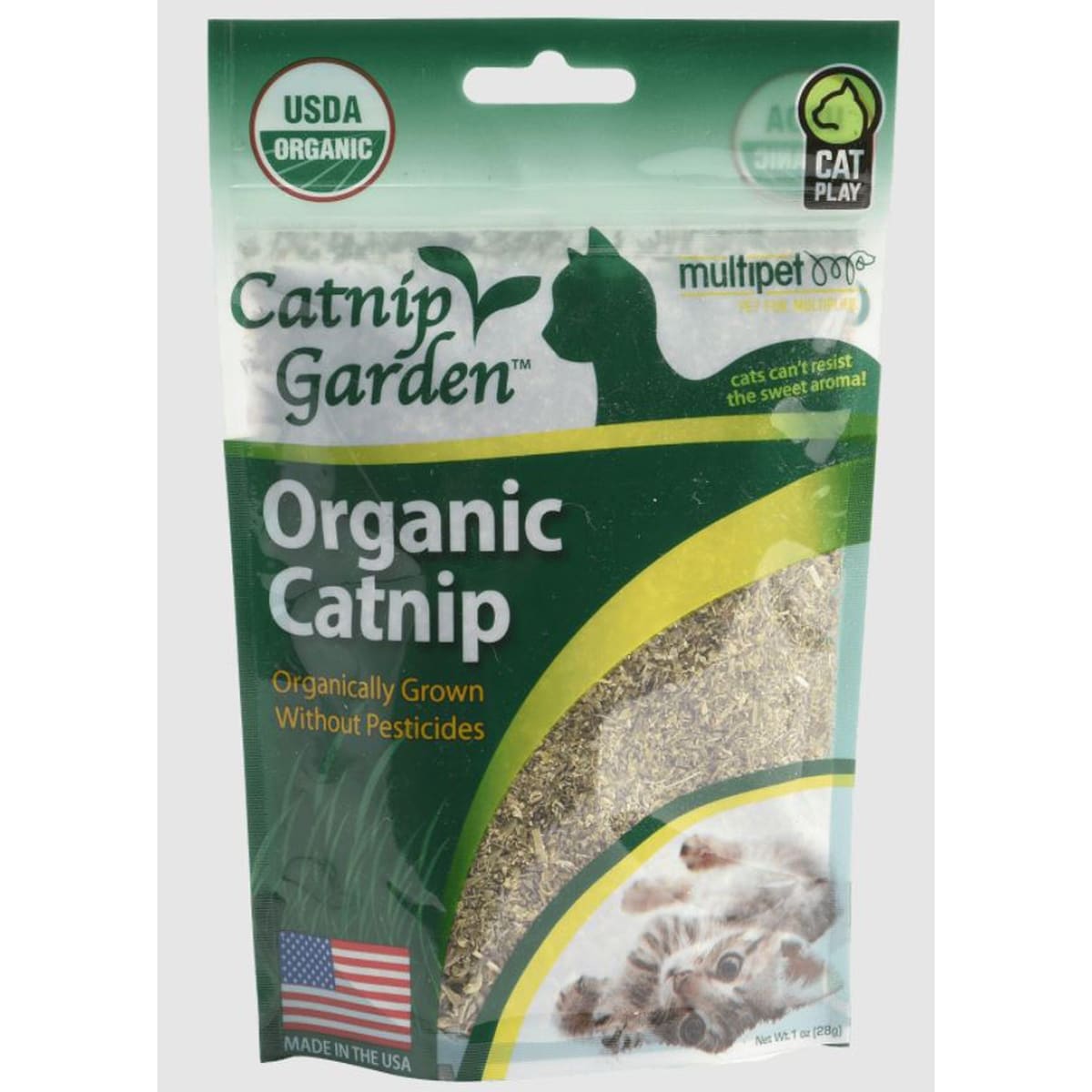 Multipet Catnip Garden 100% Organic Catnip 1oz