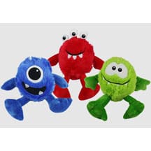 Multipet Plush Monster with Large Squeaker 9 inch
