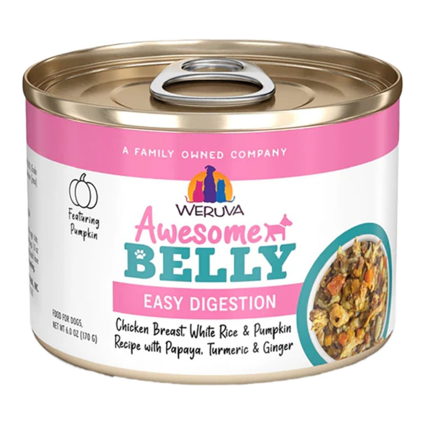 Weruva Dog Belly Chicken & Veggie 6oz. (Case of 8)