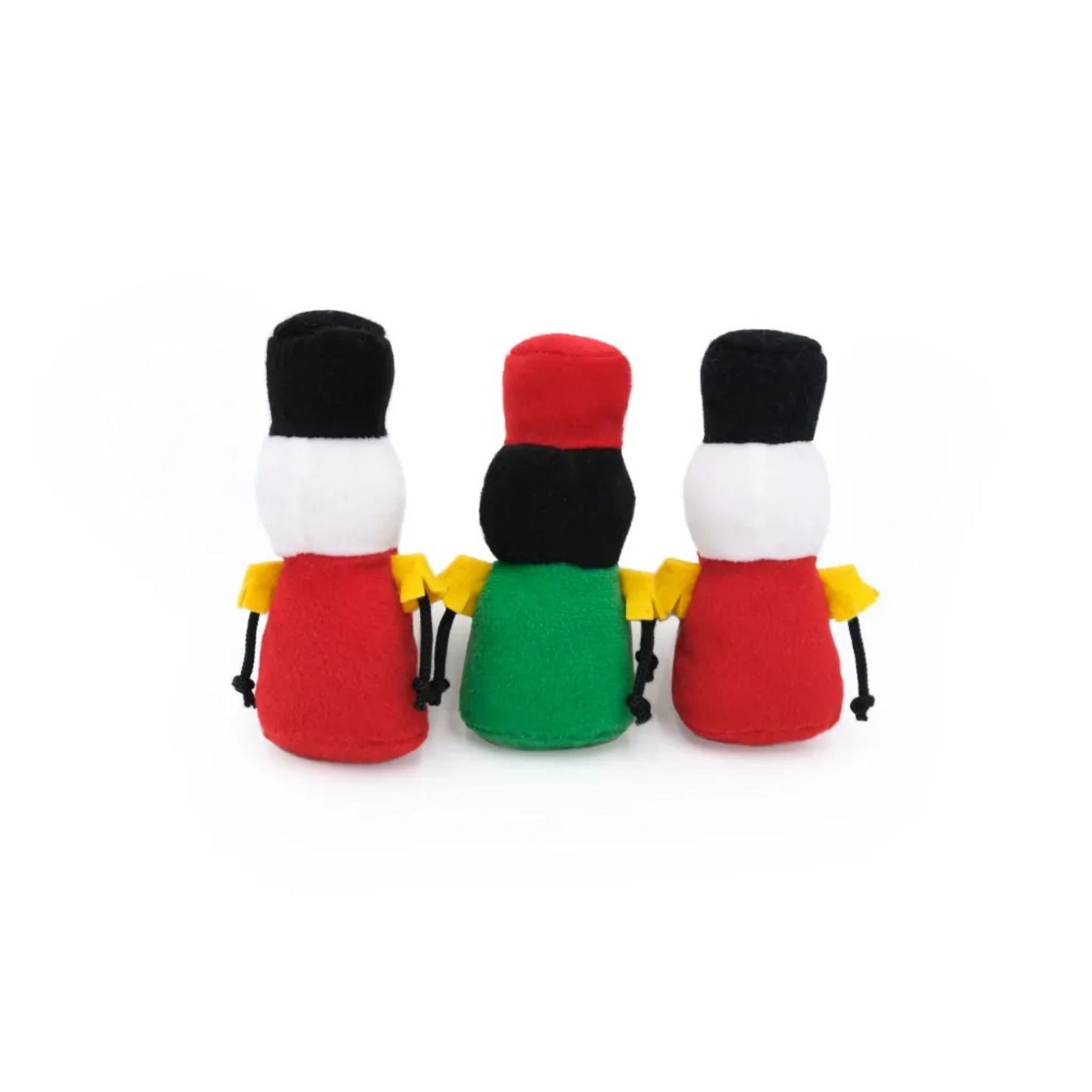 Zippypaws Holiday Miniz Nutcrackers XSmall-3 Pk