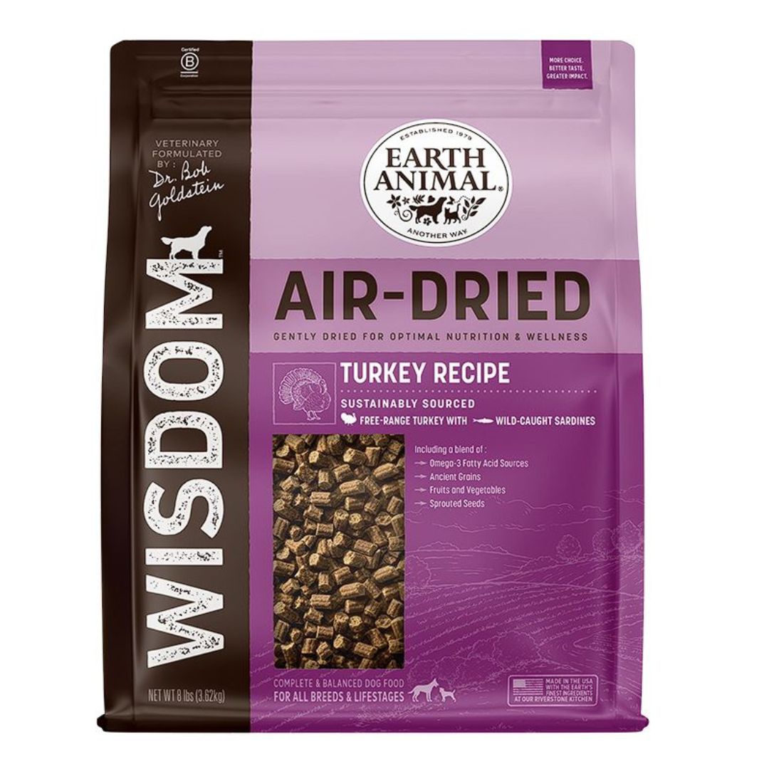 **Earth Animal Dog Wisdom Air-Dried Turkey 8Lb Default Title