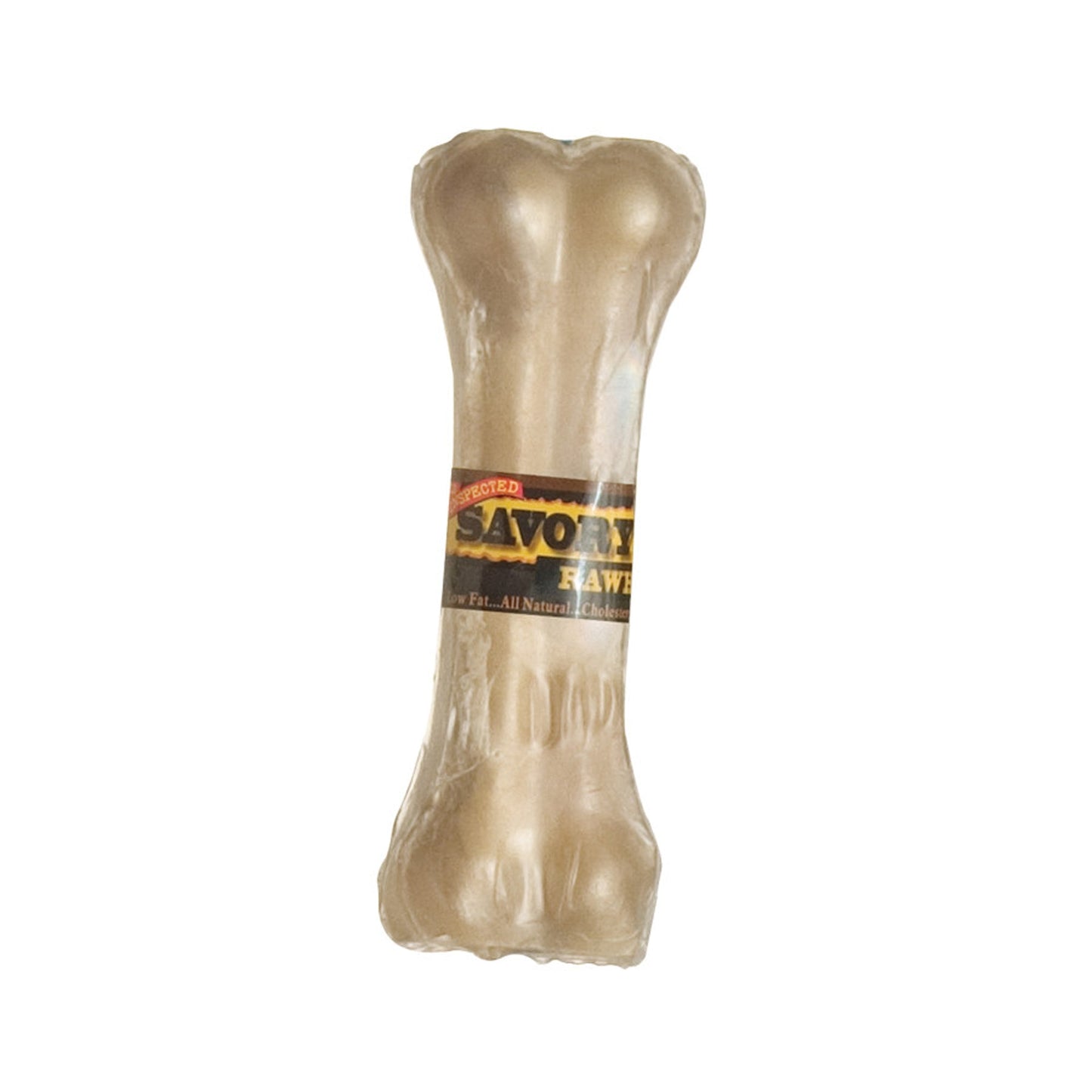 Savory Prime Pressed Rawhide Bones Bulk Natural