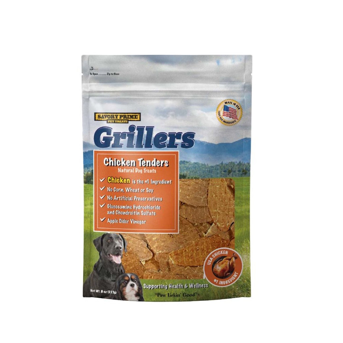 Savory Prime Grillers Jerky Tenders Dog Treats Chicken