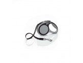 Flexi Comfort Retractable Tape Dog Leash Grey 10 ft Extra-Small