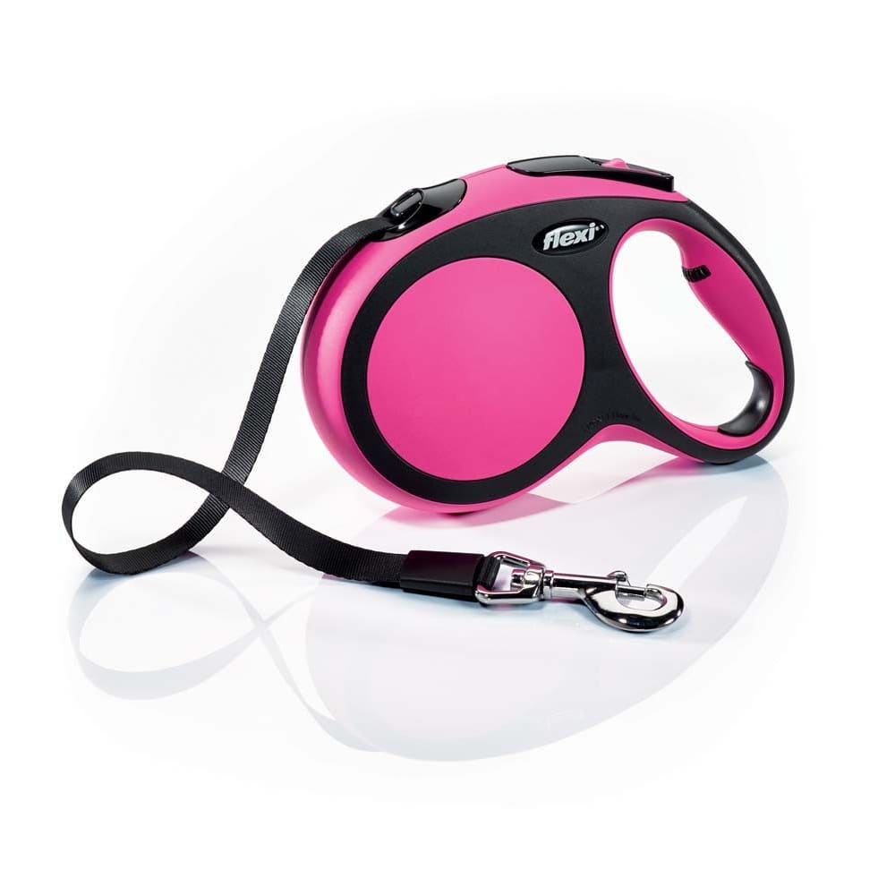 Flexi New Comfort Retractable Tape Dog Leash Pink 1ea/16 ft, LG, Up To 132 lb