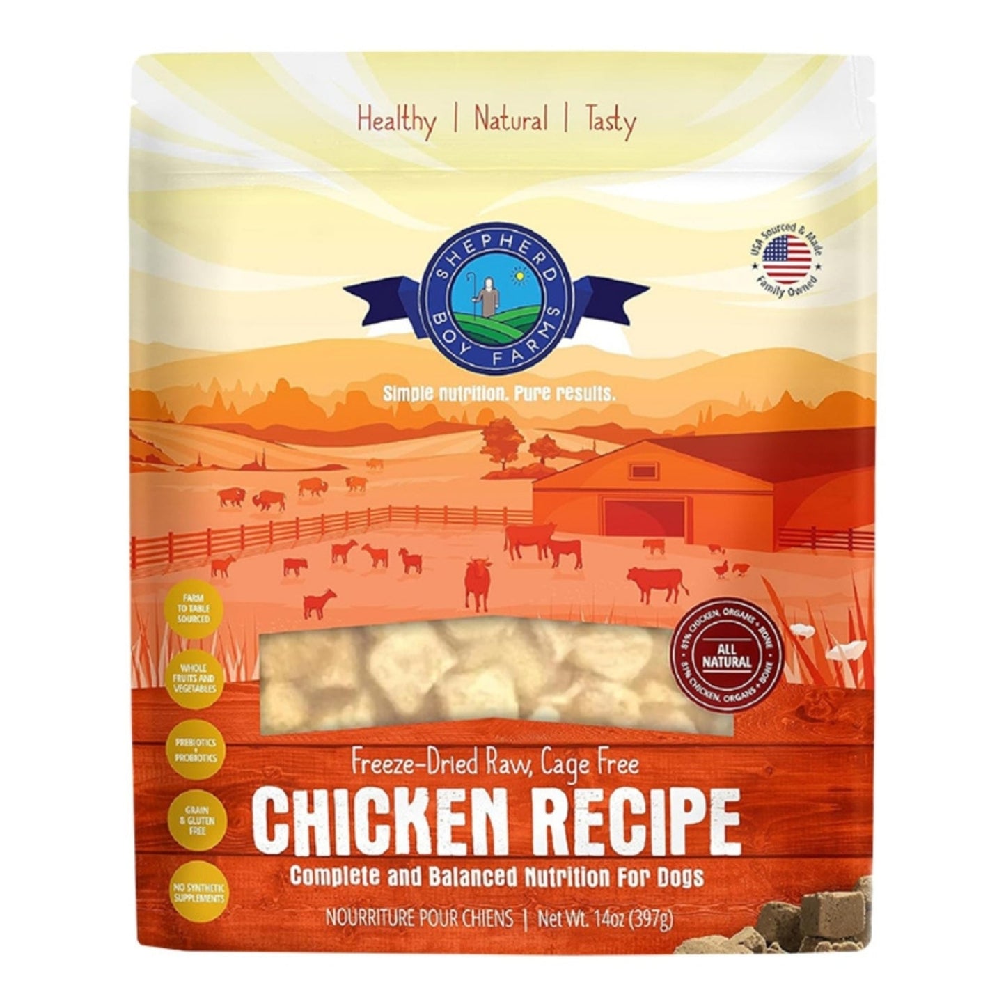 Shepherd Boy Farms Dog Freeze-Dried Chicken
