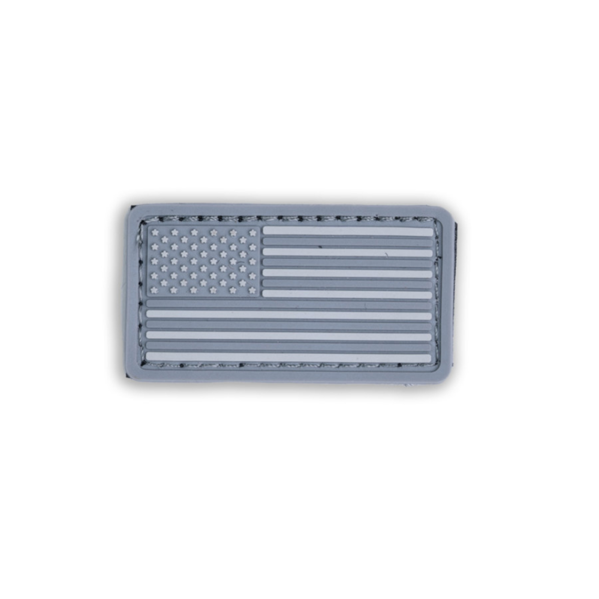 Boss Dog Tactical Collar Patch Grey USA Flag, One Size (Case of 6) Default Title