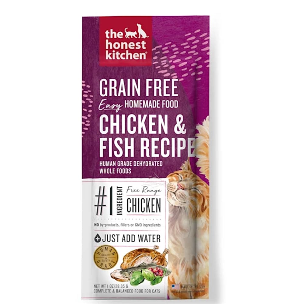 Honest Kitchen Cat Grain Free Dehydrated Chicken Whitefish 1oz. (Case of 10)