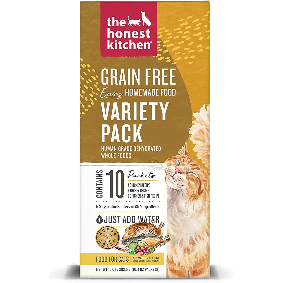 Honest Kitchen Cat Grain Free Dehydrated 1Oz Vareity Pack