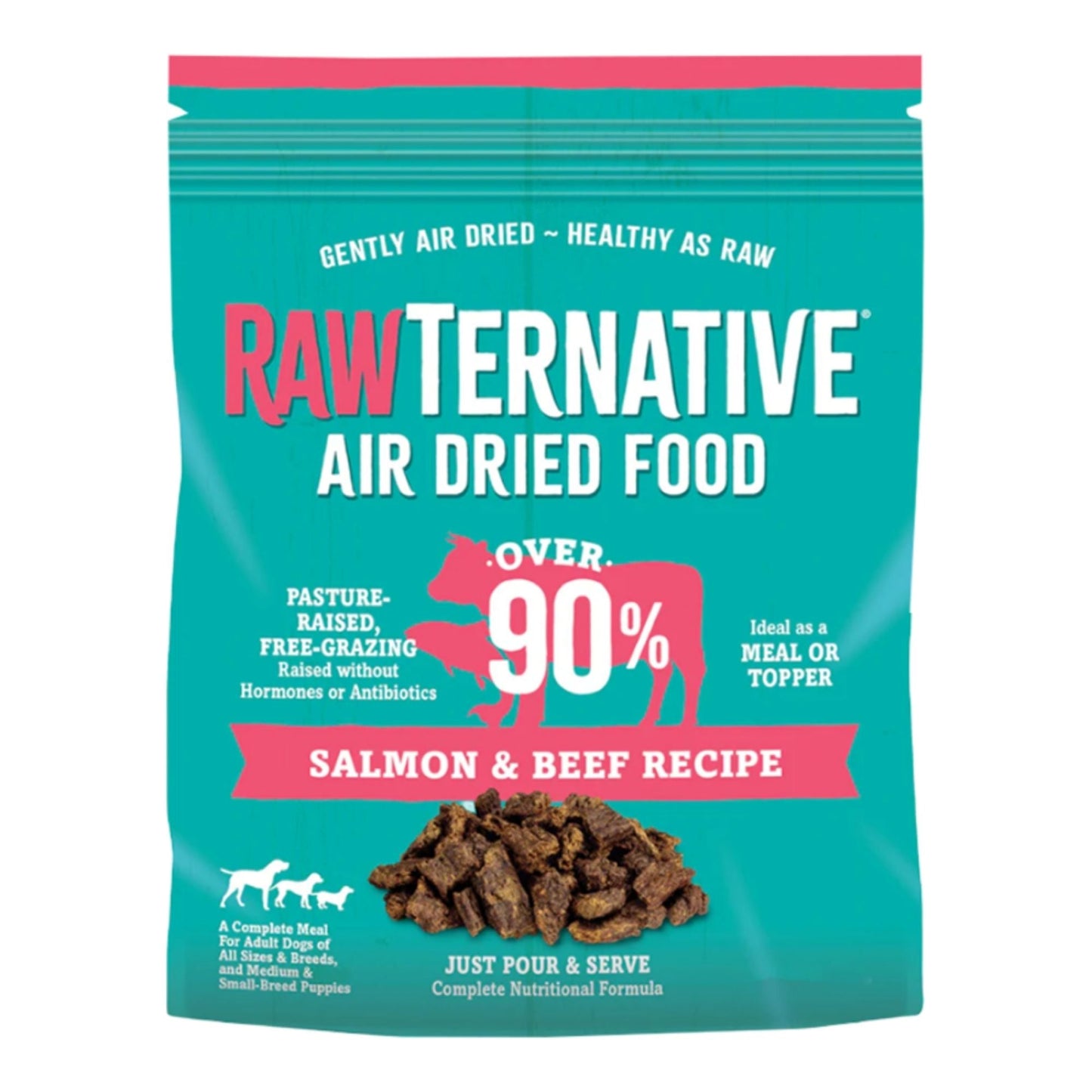 Grandma Mae's Country Naturals Dog Rawternative Salmon & Beef Recipe 5Lbs